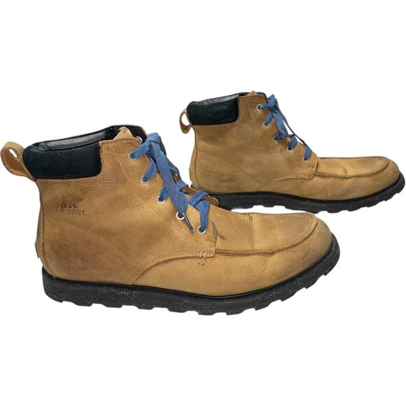 SOREL Madson Moc Toe Waterproof Boots in Elk Brown      Size: US 13 - Picture 3 of 8